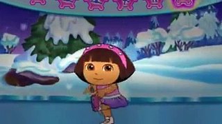 Dora The Explorer | Dora's Ice Skating Challenge! | Cartoon Video Game Episode