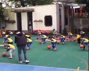 Chinese Kids Have Insane Basketball Drills