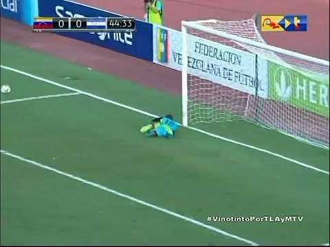 El penal que falló Salomón Rondón contra Honduras