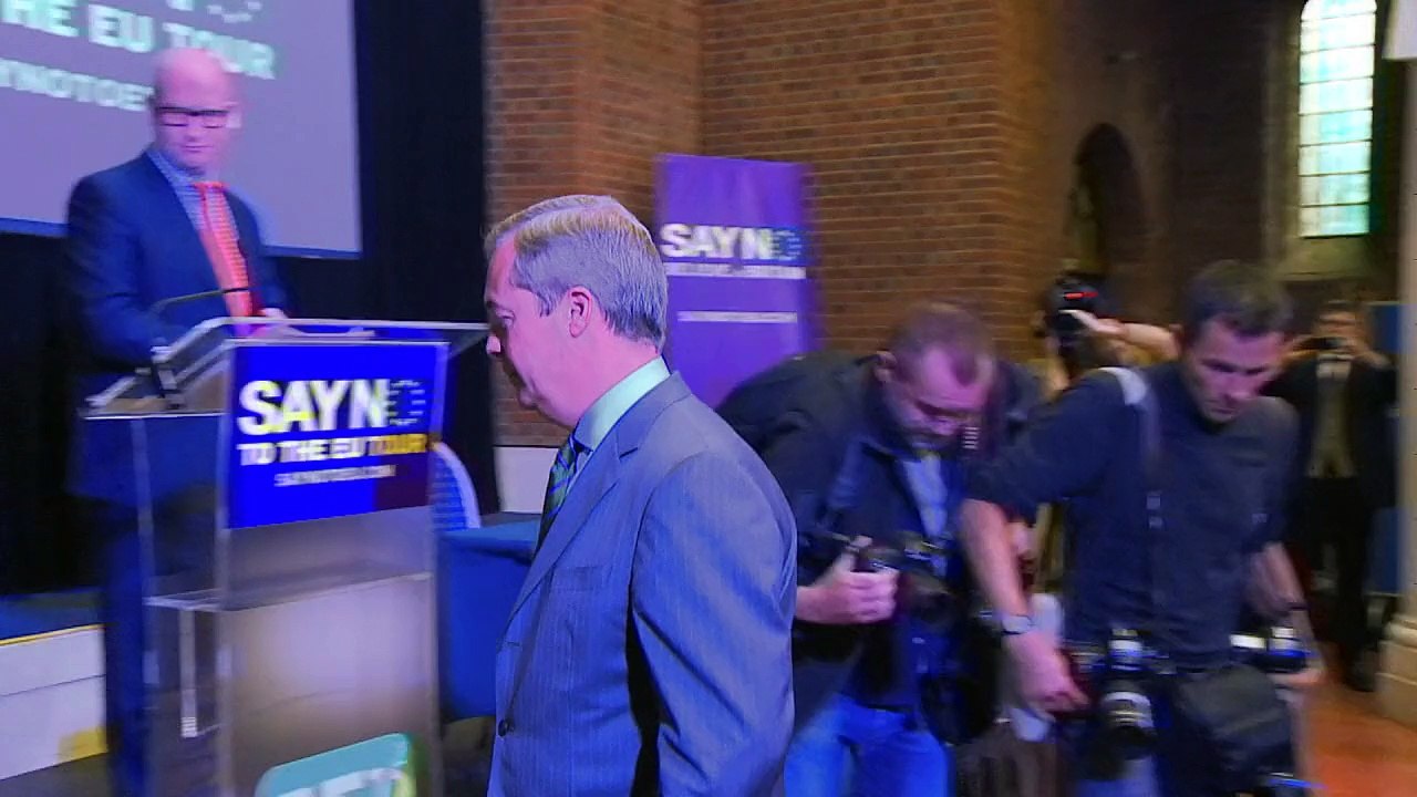 GB: le parti Ukip lance sa campagne "non à l'Europe"