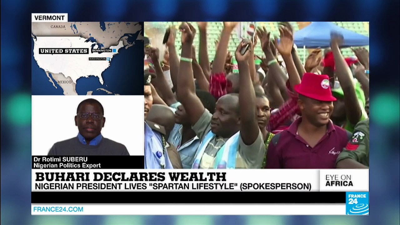 Nigerian President Muhammadu Buhari declares his assets