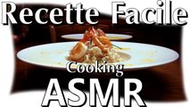 Recette facile Risotto Cooking ASMR french binaural (français, kitchen atmosphere, ambiance cuisine)