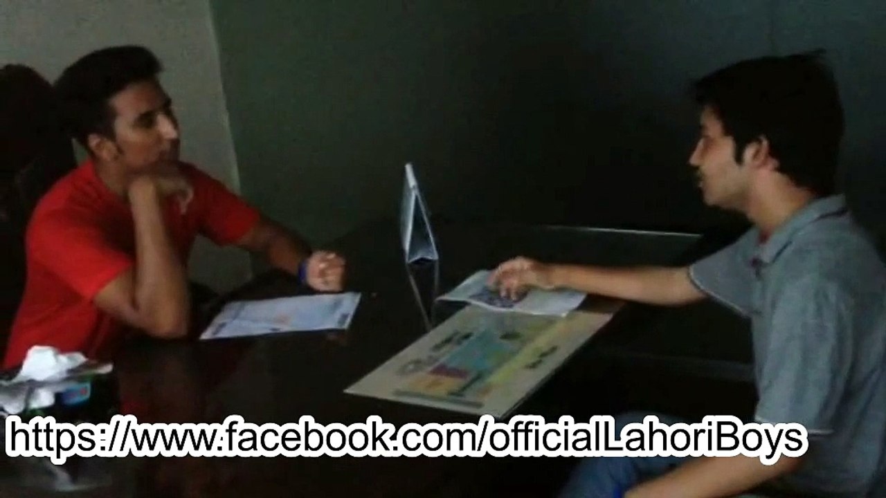 Pendu Boy Interview 1st Day  for Funny Clip 2015 (Lahori Boys)