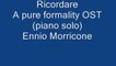 Mercuzio Pianist - Ricordare - Una pura formalità OST (A pure formality), Ennio Morricone