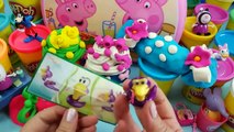 Play doh Kinder Candy & Cupcake Dippin Dots surprise eggs Minnie mouse Barbie Peppa pig