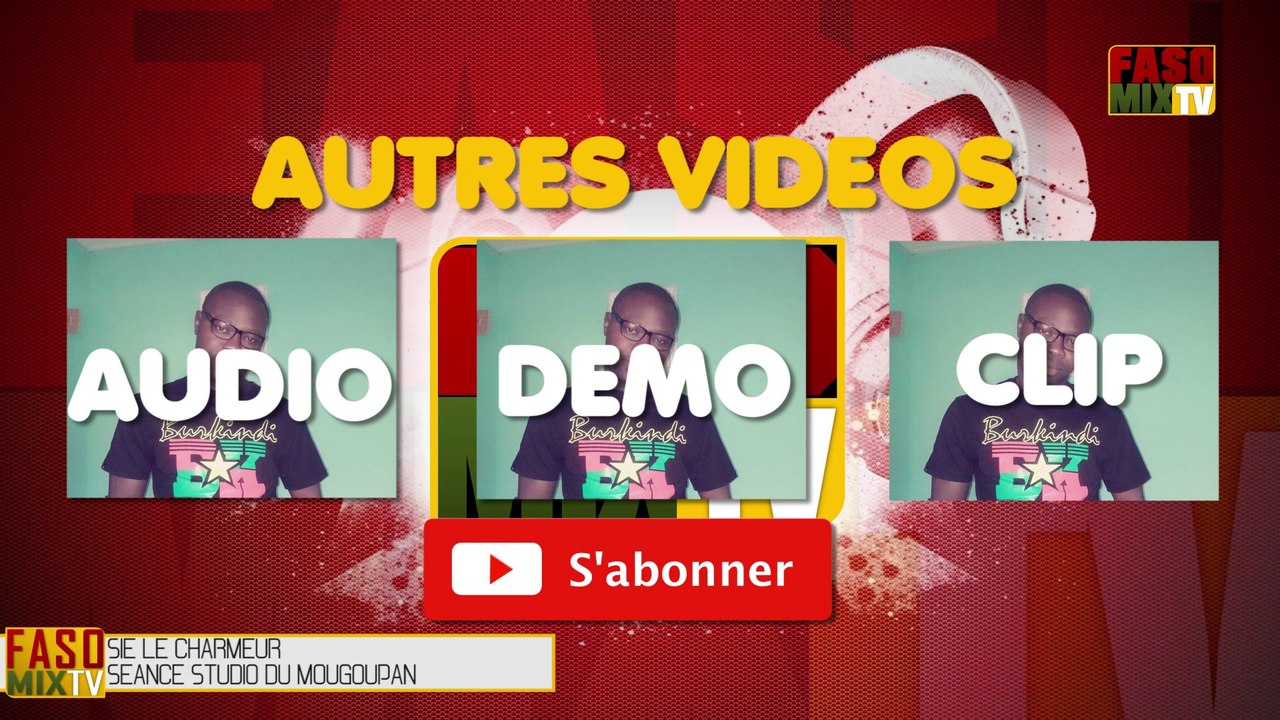 SIE LE CHARMEUR en séance studio du MOUGOUPAN
