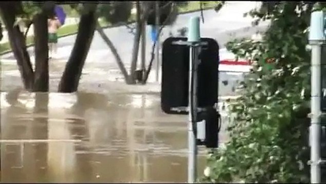 whatsapp videos fire brigade truck in flood