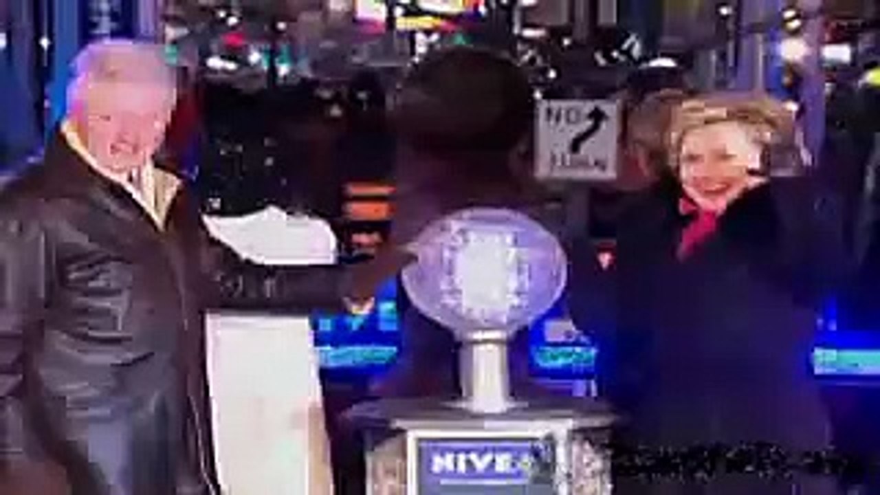 Times Square Ball Drop 2008-2009 New York City (Clean)
