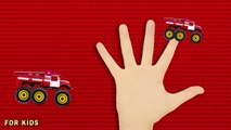 FIRE TRUCK Finger Family - MONSTER TRUCK Finger Family - Nursery Rhyme - Kids Songs - FINGER SONG