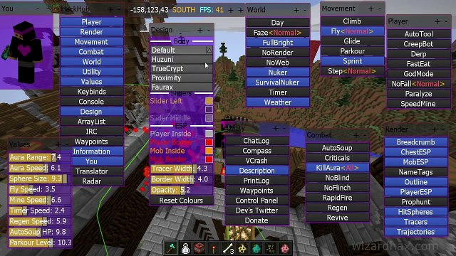 Minecraft - Dauntless Hacked Client 1.7.10 - 1.7.2 - WiZARD HAX