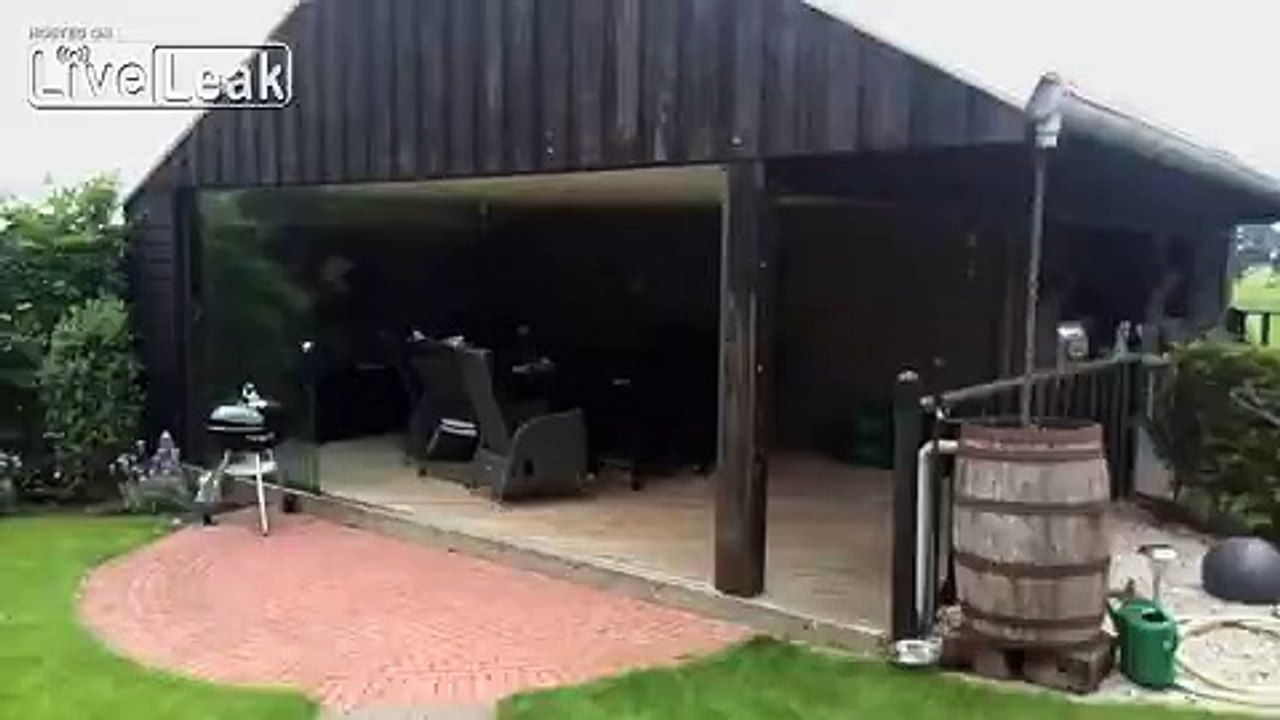 Refrigerator stashed in the ceiling