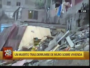 El Agustino: Derrumbe de muro de contención mató a muchacho de 16 años [Videos]