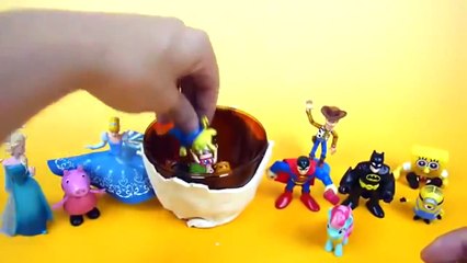Play Doh Surprise Peppa Pig Videos Minions Frozen Disney Princess Toy Story