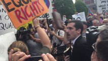 Protesters Rage Against Jailing of Clerk Who Refused to Grant Same-Sex Marriage Licenses