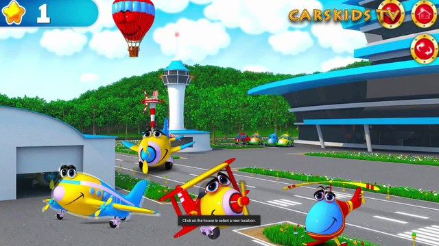 AIR SPACE VEHICLES TRANSPORT cars for kids learning