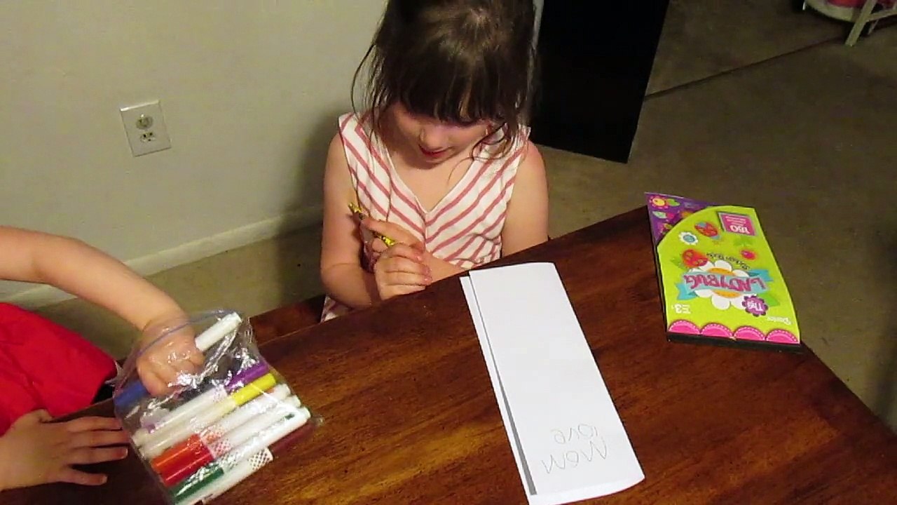 The Sisters team up to make Mother's Day Cards