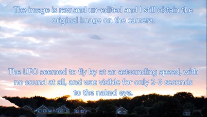 UFO Amazing Large Triangular Object Moving Extremely Fast ! England 16/08/15