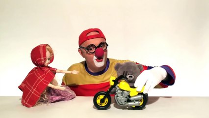 Çocuklar için eğlenceli film - Palyaço Dima ve motosiklet