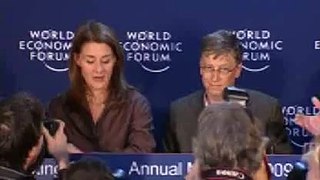 Davos Annual Meeting 2009 - Gates Foundation Press Conference
