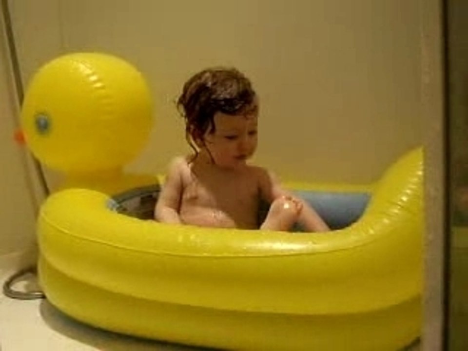 Elsa et le bain