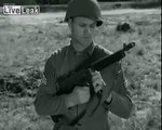 WWII U.S. training film -  Schmeisser vs. Thompson vs. Grease Gun -- WW2 Submachine Gun Shootoff