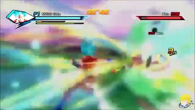 Dragon Ball Xenoverse PS4 SSGSS Goku DLC Vs Whis Gameplay【60FPS 1080P】