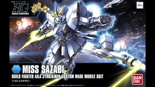 HGBF 1/44 Miss Sazabi Review - GUNDAM BUILD FIGHTERS