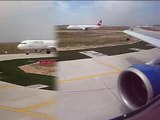 Finnair Airbus 320 takeoff  from Istanbul Atatürk airport