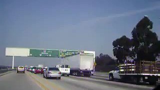 Car pool lane on the Orange Freeway