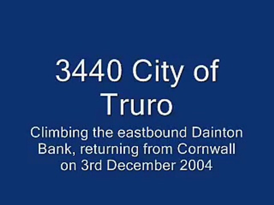 City of Truro up Dainton