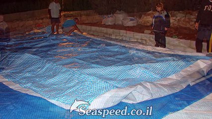 הקמת בריכת שחייה דגם INTEX ULTRA 975X488X132 בענתות