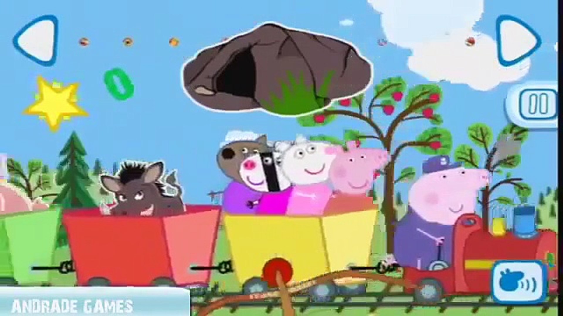 ⁣Peppa Pig Train Peppa Pig Kids Games Jogos Peppa Pig
