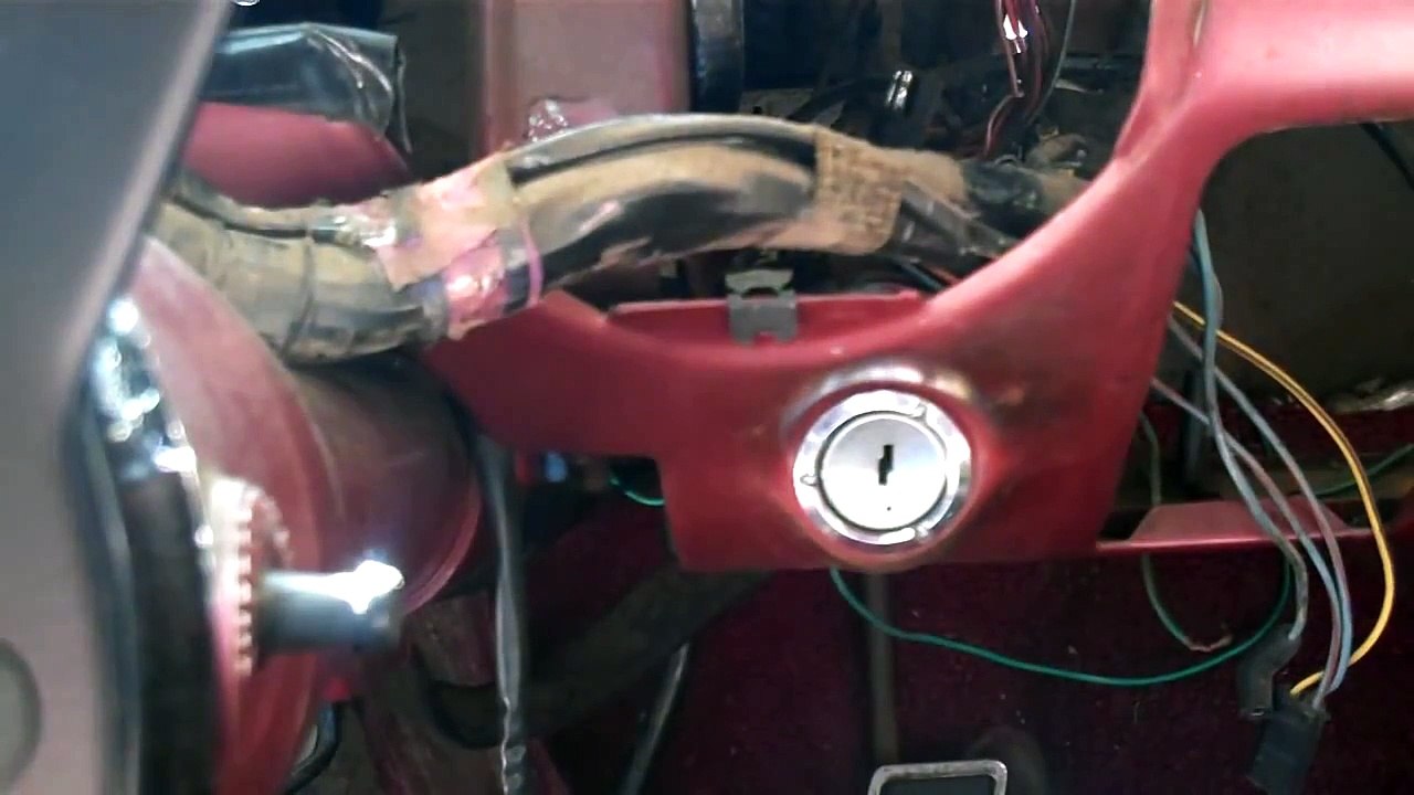 60's Ford Ignition Lock Cylinder and Ignition Switch Removal.MP4