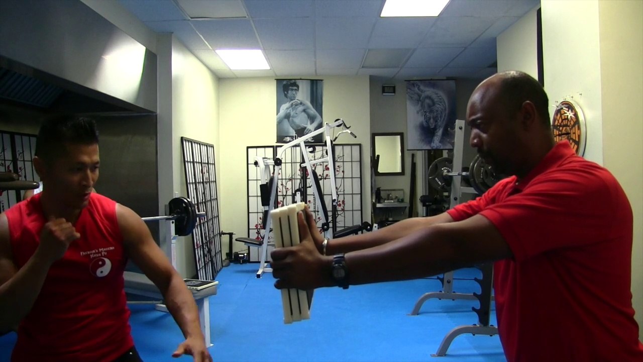 Breaking 3 Boards With 1 Punch - Sifu Freddie Lee - Sept 4 2015