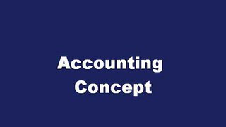 Accounting Concept