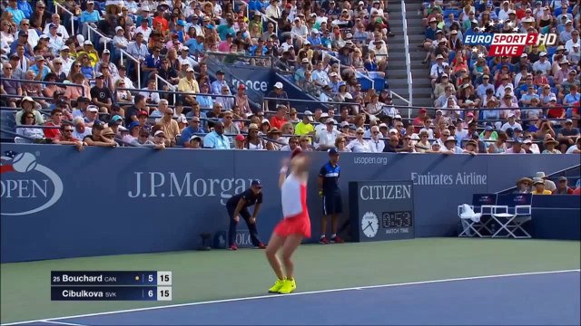 Eugenie Bouchard vs Dominika Highlights ᴴᴰ Cibulkova US OPEN 2015