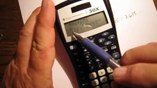 Using a calculator for Degrees, Minutes and Seconds Part III