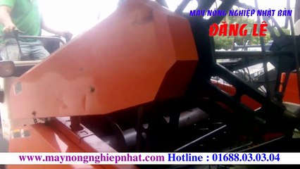 T9 2015 Xuất giao bán máy gặt Kubota DC60 Thái lan đi Đông Triều Quảng Ninh
