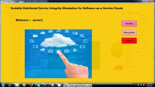 Scalable Distributed Service Integrity Attestation for Software-as-a-Service Clouds