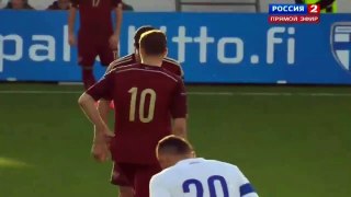 Отборочный матч ЧЕ-2017 U-21 Финляндия - Россия