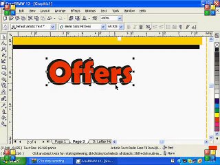 How to make flayer in  Corel Draw 12 Tutorial Urdu/Hindi Part 7