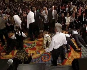 Benny Hinn - FIRE Fall on Audience in California