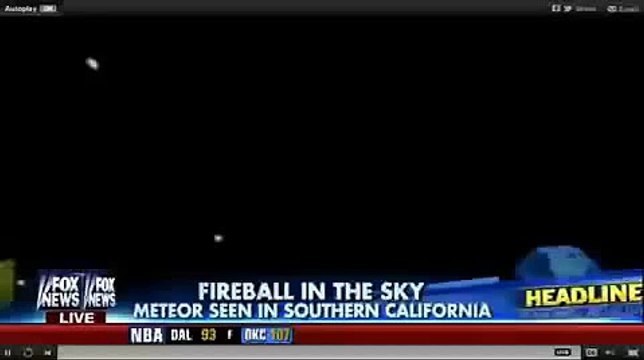 Massive flashing fireball seen hurtling across California sky during meteor shower