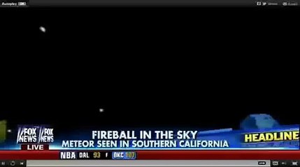 Massive flashing fireball seen hurtling across California sky during meteor shower