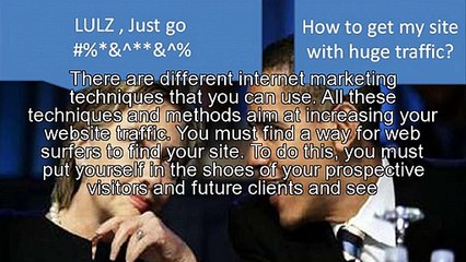 Getting a lot of Website Traffic