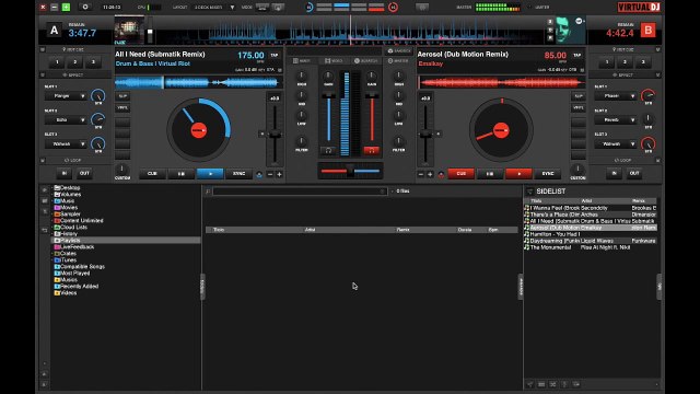 Virtual dj 8 - Drum & Bass Mix