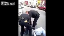 Random Citizen Attacks Police Officer As He Witnesses Man Being Arrested