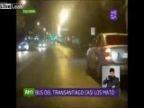 Poilce chase ends with police shooting tyres - Chile