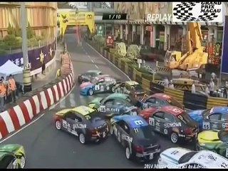 Massive Pileup at Chinese Cup Racing