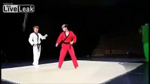 Triple Spinning Heel Kick IN Slow Motion